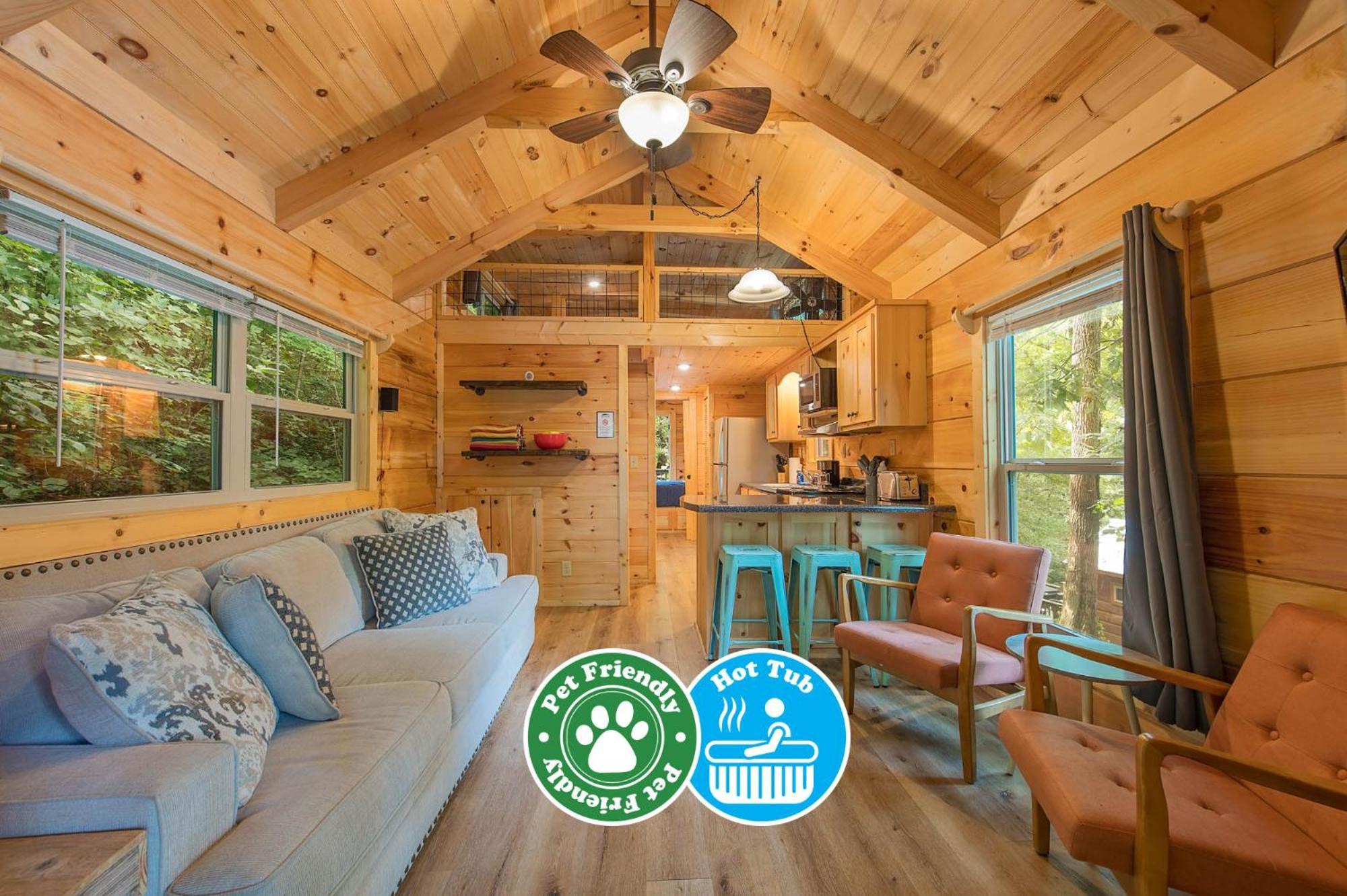 Ryon Tiny Home Cabin City-Side Rustic Retreat Chattanooga Bagian luar foto